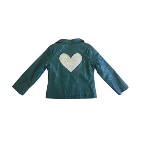 NWT Betsey Johnson faux leather jacket, long sleeve t-shirt & leggings bundle - Picture 2 of 16